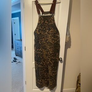 NWT Cider Wide Leg Overalls